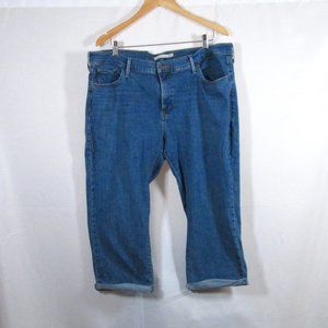 Levi's 311 Shaping Skinny Capri Womens Size 22W Pre-owned Good Condition